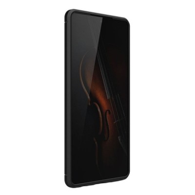 Huawei P30 „Mofi“ Carbon твердый силиконовый чехол (TPU) - черный | Vacins.lv