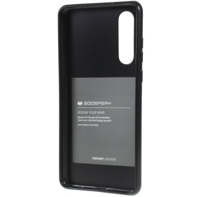 Huawei P30 Mercury твердый силиконовый чехол (TPU) - чёрный | Vacins.lv