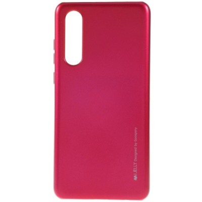 Huawei P30 Mercury твердый силиконовый чехол (TPU) - тёмно-розовый | Vacins.lv