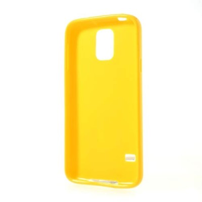 Samsung Galaxy S5 G900 (S5 Neo G903) geltonas tpu dėklas / Priedai.lt