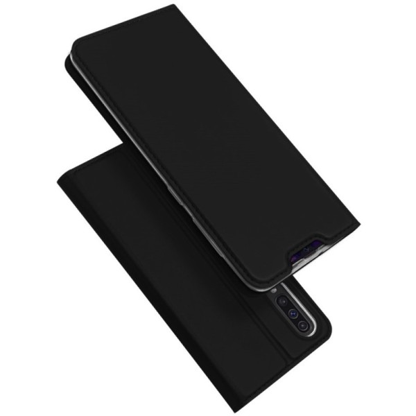 „Dux Ducis“ Skin atvērams maciņš - melns (Galaxy A50 / A50s / A30s)