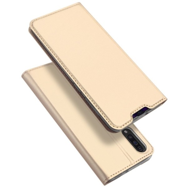 „Dux Ducis“ Skin atvērams maciņš - zelta (Galaxy A50 / A50s / A30s)