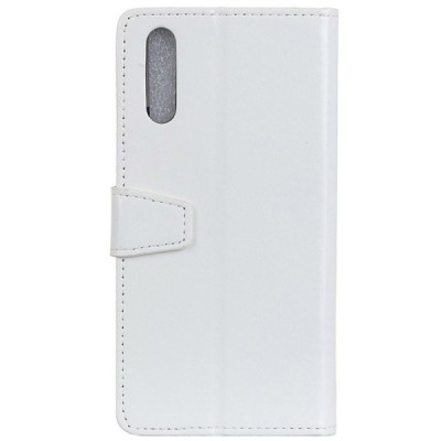Samsung Galaxy A50 A505F (A50s A507F, A30s A307F) atvēramais ādas balts maciņš (maks) / Vacins.lv