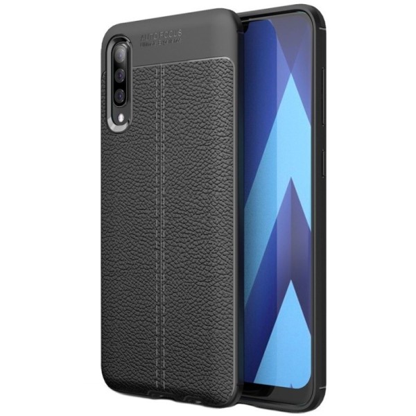 „FOCUS“ cieta silikona (TPU) apvalks - melns (Galaxy A50 / A50s / A30s)