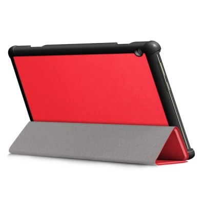 Lenovo Tab M10 10.1" (TB-X605F) atvēramais sarkans maciņš / Vacins.lv