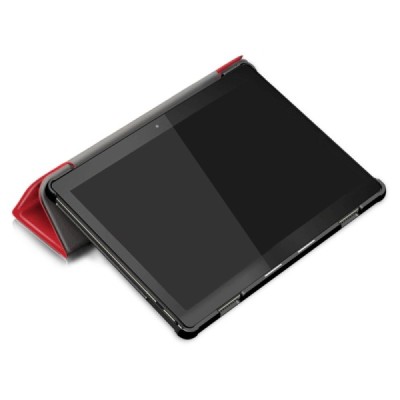 Lenovo Tab M10 10.1" (TB-X605F) atvēramais sarkans maciņš / Vacins.lv