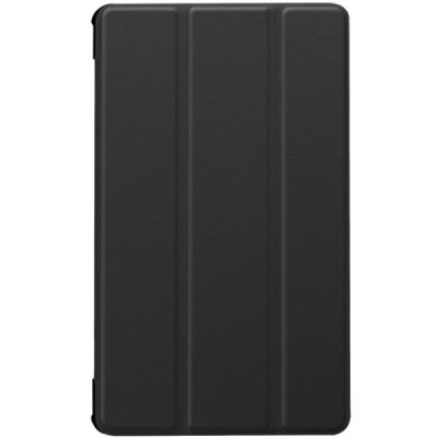 Huawei MediaPad M5 8.4 чёрный кожаный чехол-книжка (складной) | Vacins.lv