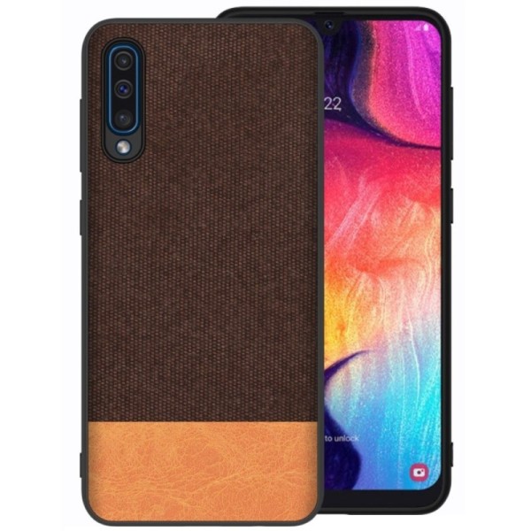 „Fashion“ твердый силиконовый (TPU) чехол – светло-коричневый (Galaxy A50 / A50s / A30s)