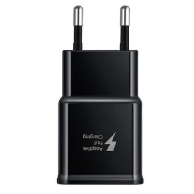 Origināls „Samsung“ Adaptive Fast Charge melns tīkla lādētājs EP-TA200EBE | Vacins.lv
