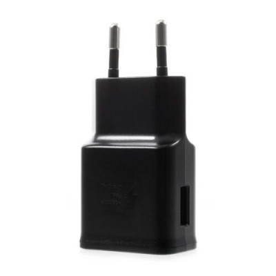 Origināls „Samsung“ Adaptive Fast Charge melns tīkla lādētājs EP-TA200EBE | Vacins.lv