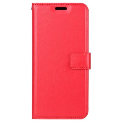 Xiaomi Redmi 7 atvēramais ādas sarkans maciņš, grāmata (maks) / Vacins.lv