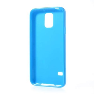 Samsung Galaxy S5 (S5 Neo) Jelly Case gaiši zils cieta silikona (TPU) futrālis / Vacins.lv