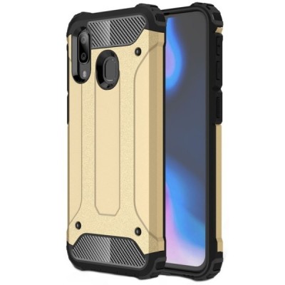 Pastiprinātas aizsardzības zelta Samsung Galaxy A40 (A405F) apvalks / Vacins.lv