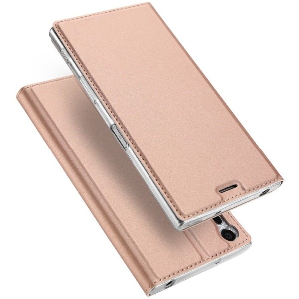 Чехол-книжка „Dux Ducis“ Skin – розовый (Xperia XZ / XZs)