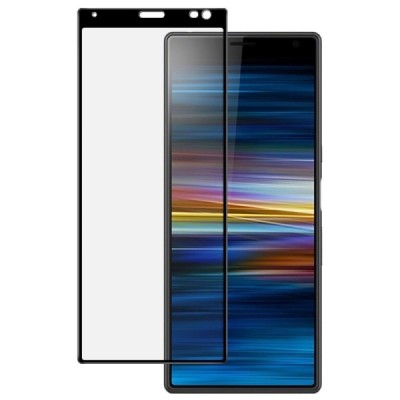 Sony Xperia 10 Plus (XA3 Ultra) Imak Tempered Glass melns ekrāna aizsargstikls / Vacins.lv