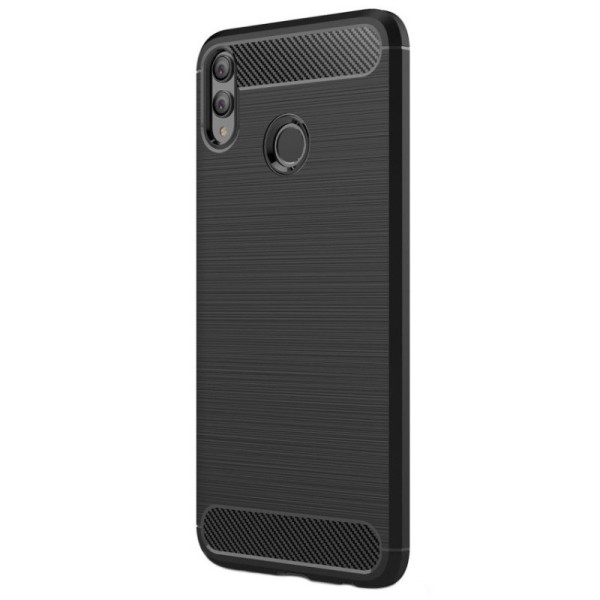 „Carbon“ твердый силиконовый чехол (TPU) - черный (Honor 8X)