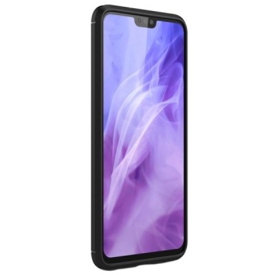 Huawei Honor 8X „Carbon“ твердый силиконовый чехол (TPU) - черный | Vacins.lv