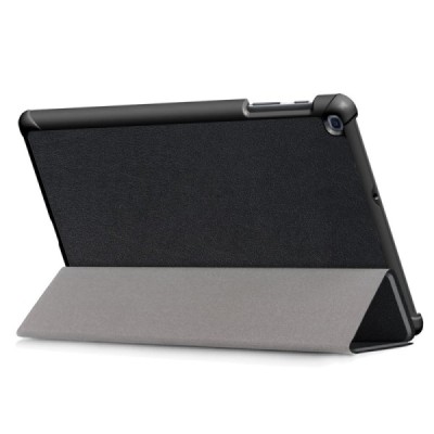 Samsung Galaxy Tab A 10.1 2019 (T515, T510) atvēramais melns maciņš / Vacins.lv