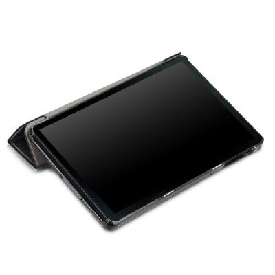 Samsung Galaxy Tab A 10.1 2019 (T515, T510) atvēramais melns maciņš / Vacins.lv