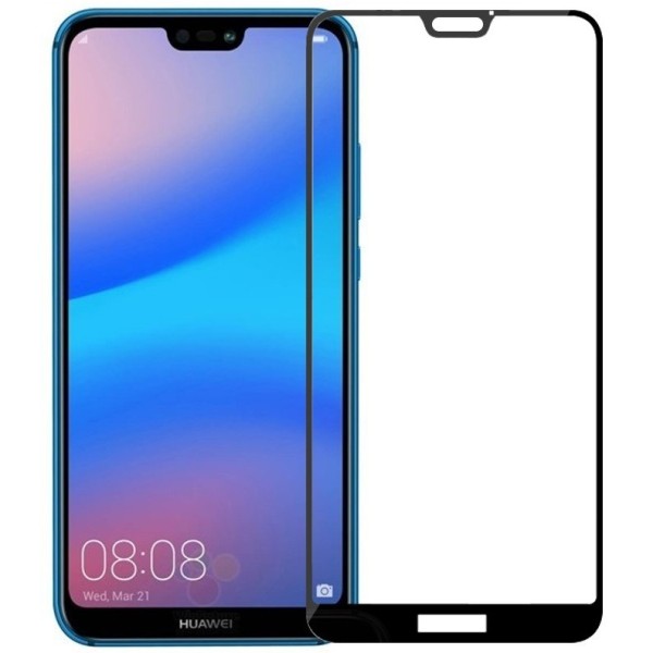 „Amorus“ Tempered Glass защитное стекло экрана 0.2 mm - чёрный (P20 Lite)