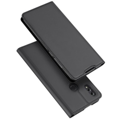 „Dux Ducis“ Skin серии Huawei Honor 8X Max чёрный кожаный чехол-книжка | Vacins.lv