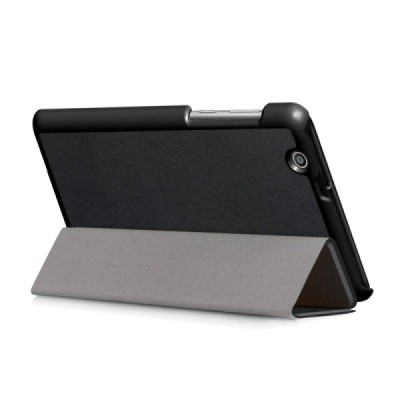 Huawei MediaPad T3 7.0'' 4G / 3G (BG2-U01) чёрныйй кожаный чехол-книжка (складной) | Vacins.lv