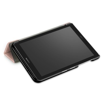 Huawei MediaPad T3 7.0'' 4G / 3G (BG2-U01) atvēramais zelta maciņš / Vacins.lv