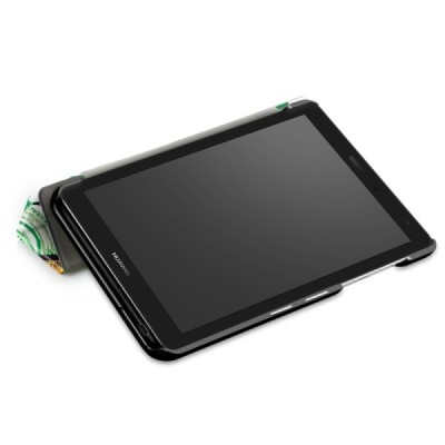 Huawei MediaPad T3 7.0'' 4G / 3G (BG2-U01) открываемый разноцветный кожаный чехол - книжка | Vacins.lv