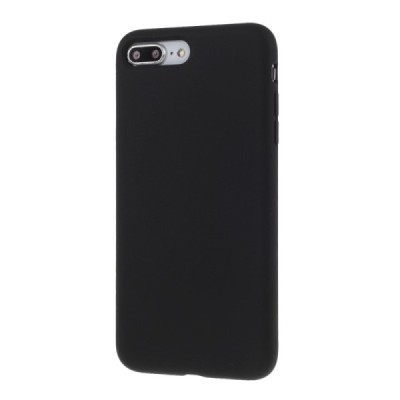 Apple iPhone 7 Plus (iPhone 8 Plus) самый тонкий в мире чехол из чёрного твердого силикона TPU | Vacins.lv