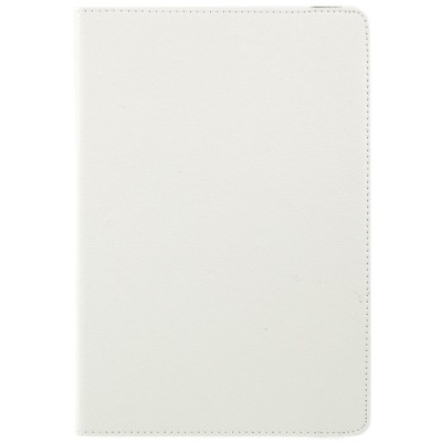 Samsung Galaxy Tab S5e (T720, T725) вращающийся на 360 градусов, белый кожаный чехол (складной) | Vacins.lv