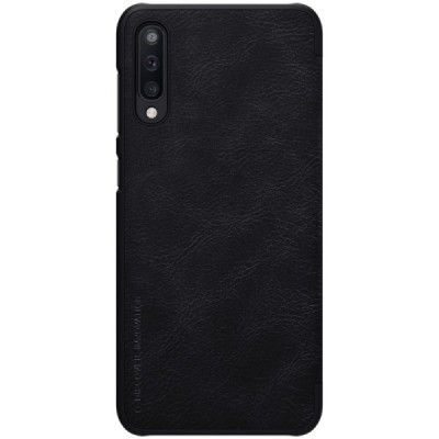 Greznais „Nillkin“ Qin sērijas ādas atvērams melns Samsung Galaxy A50 A505F (A50s A507F, A30s A307F) / Vacins.lv