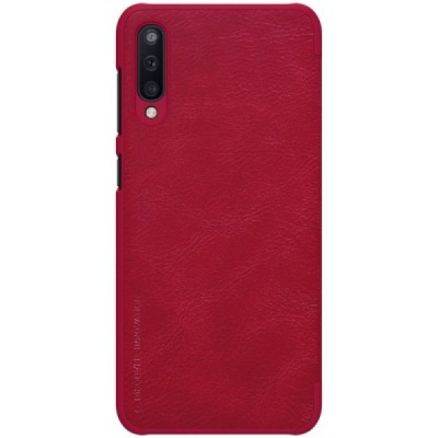 Greznais „Nillkin“ Qin sērijas ādas atvērams sarkans Samsung Galaxy A50 A505F (A50s A507F, A30s A307F) / Vacins.lv