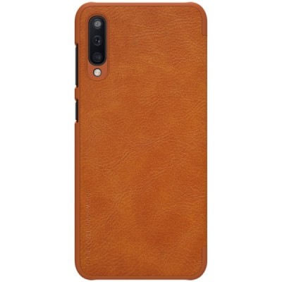 Greznais „Nillkin“ Qin sērijas ādas atvērams brūns Samsung Galaxy A50 A505F (A50s A507F, A30s A307F) / Vacins.lv