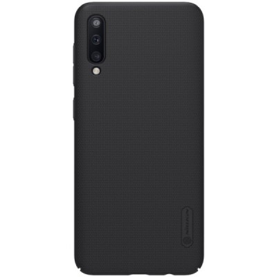 Samsung Galaxy A50 A505F (A50s A507F, A30s A307F) Nillkin Frosted Shield черный пластиковый чехол | Vacins.lv