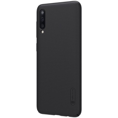 Samsung Galaxy A50 A505F (A50s A507F, A30s A307F) Nillkin Frosted Shield melns plastmasas apvalks / vacins.lv