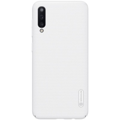 Samsung Galaxy A50 A505F (A50s A507F, A30s A307F) Nillkin Frosted Shield белый пластиковый чехол | Vacins.lv