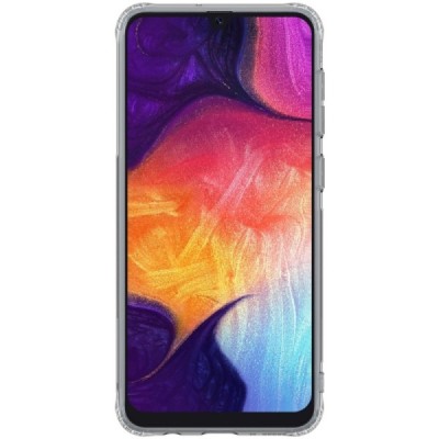 Samsung Galaxy A50 A505F (A50s A507F, A30s A307F) Nillkin Nature pelēks (caurspīdīgs) silikona planākais apvalks / Vacins.lv