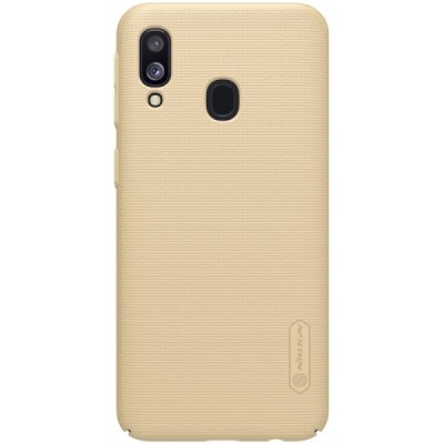 Samsung Galaxy A40 (A405F) Nillkin Frosted Shield zelta plastmasas apvalks / vacins.lv