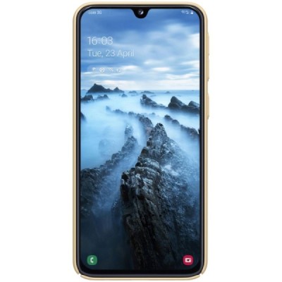 Samsung Galaxy A40 (A405F) Nillkin Frosted Shield золотой пластиковый чехол | Vacins.lv