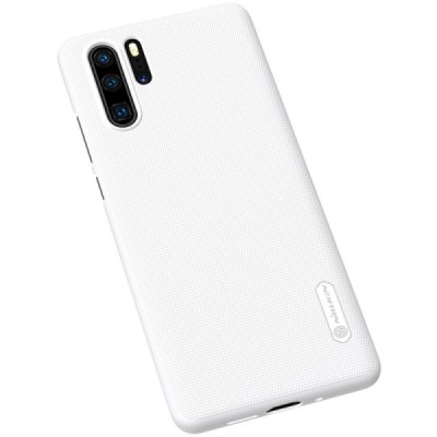 Nillkin Frosted Shield Huawei P30 Pro белый пластиковый чехол | Vacins.lv