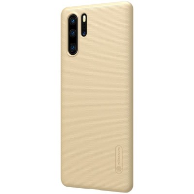 Nillkin Frosted Shield Huawei P30 Pro золотой пластиковый чехол | Vacins.lv