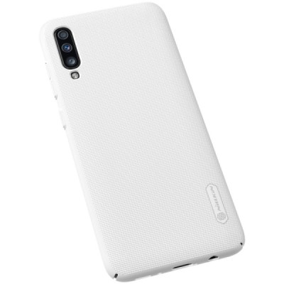 Samsung Galaxy A70 (A705F) Nillkin Frosted Shield белый пластиковый чехол | Vacins.lv