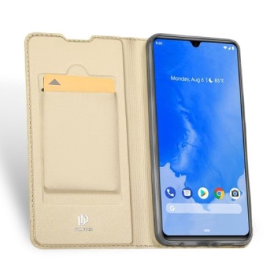 „Dux Ducis“ Skin серии Samsung Galaxy A70 (A705F) золотой кожаный чехол-книжка | Vacins.lv