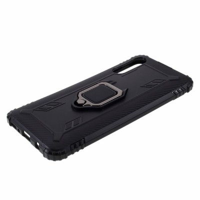 Pastiprinātas aizsardzības melns Samsung Galaxy A70 (A705F) apvalks / Vacins.lv