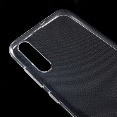Samsung Galaxy A70 (A705F) твердый силиконовый (TPU) чехол прозрачный | Vacins.lv