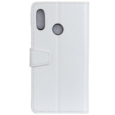 Xiaomi Redmi Note 7 (Redmi Note 7 Pro) открываемый белый кожаный чехол - книжка | Vacins.lv