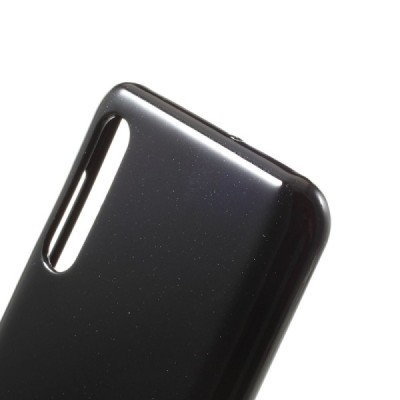 Samsung Galaxy A50 A505F (A50s A507F, A30s A307F) Mercury melns cieta silikona (TPU) apvalks / vacins.lv