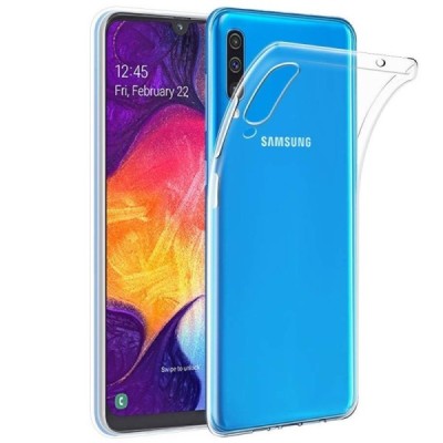 Samsung Galaxy A50 A505F (A50s A507F, A30s A307F) самый тонкий в мире чехол из прозрачного твердого силикона TPU | Vacins.lv