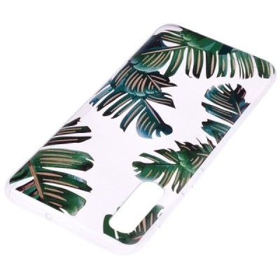 Samsung Galaxy A50 A505F (A50s A507F, A30s A307F) „Leaves“ cieta silikona (TPU) dzidrs apvalks / vacins.lv