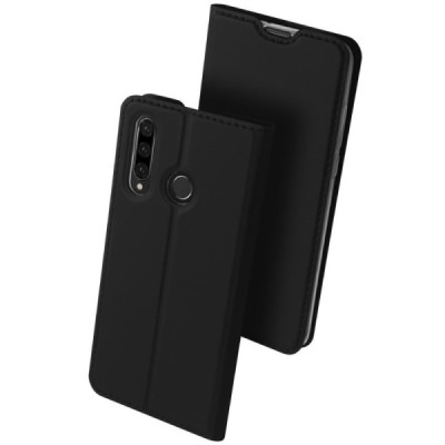 „Dux Ducis“ Skin серии Huawei P30 Lite чёрный кожаный чехол-книжка | Vacins.lv